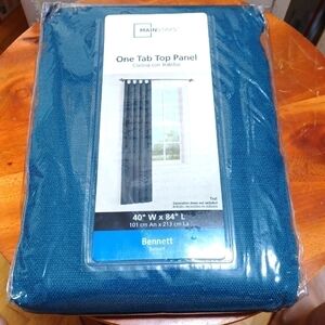 MAINSTAYS one tab top panel curtain 40×84in IN A BEAUTIFUL Bennett